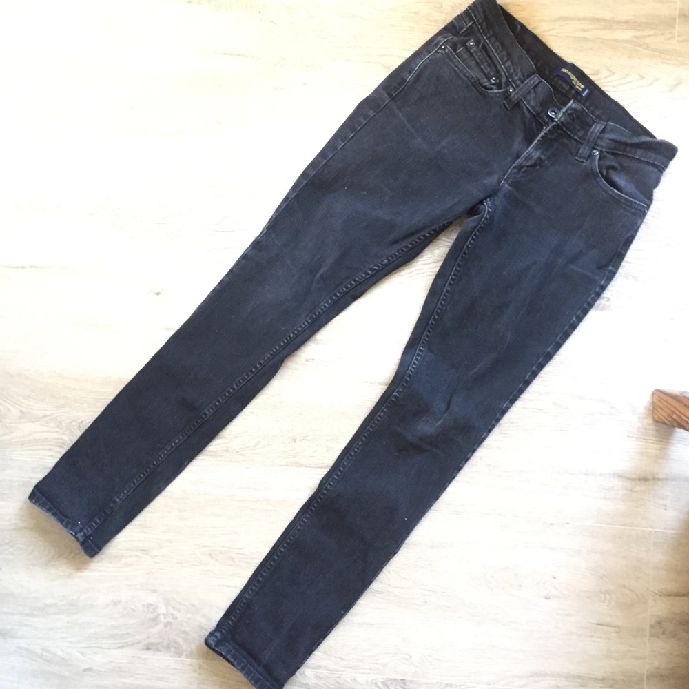 Black Levi’s 524 Too Superlow Jeans. Woman’s 5M